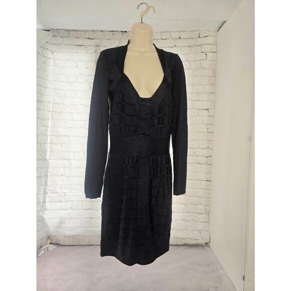 French Connection Womens Size 10 Navy Fitted Dress - Picture 1 of 7